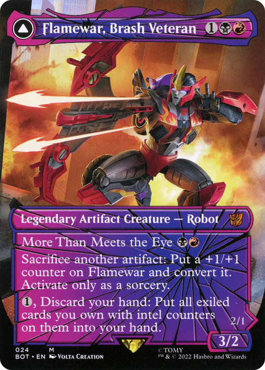 Flamewar, Brash Veteran // Flamewar, Streetwise Operative (BOT) #24 [EN/N]