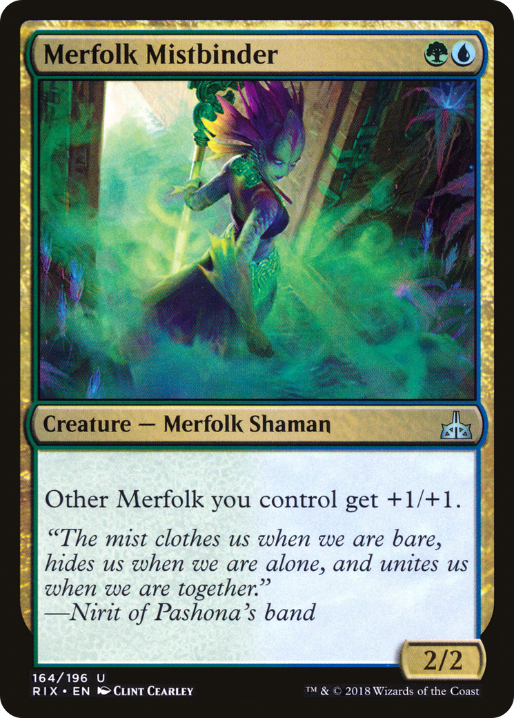Merfolk Mistbinder (RIX) #164 [EN/N]
