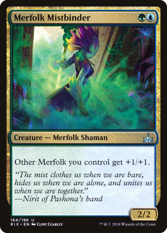 Merfolk Mistbinder (RIX) #164 [EN/N]