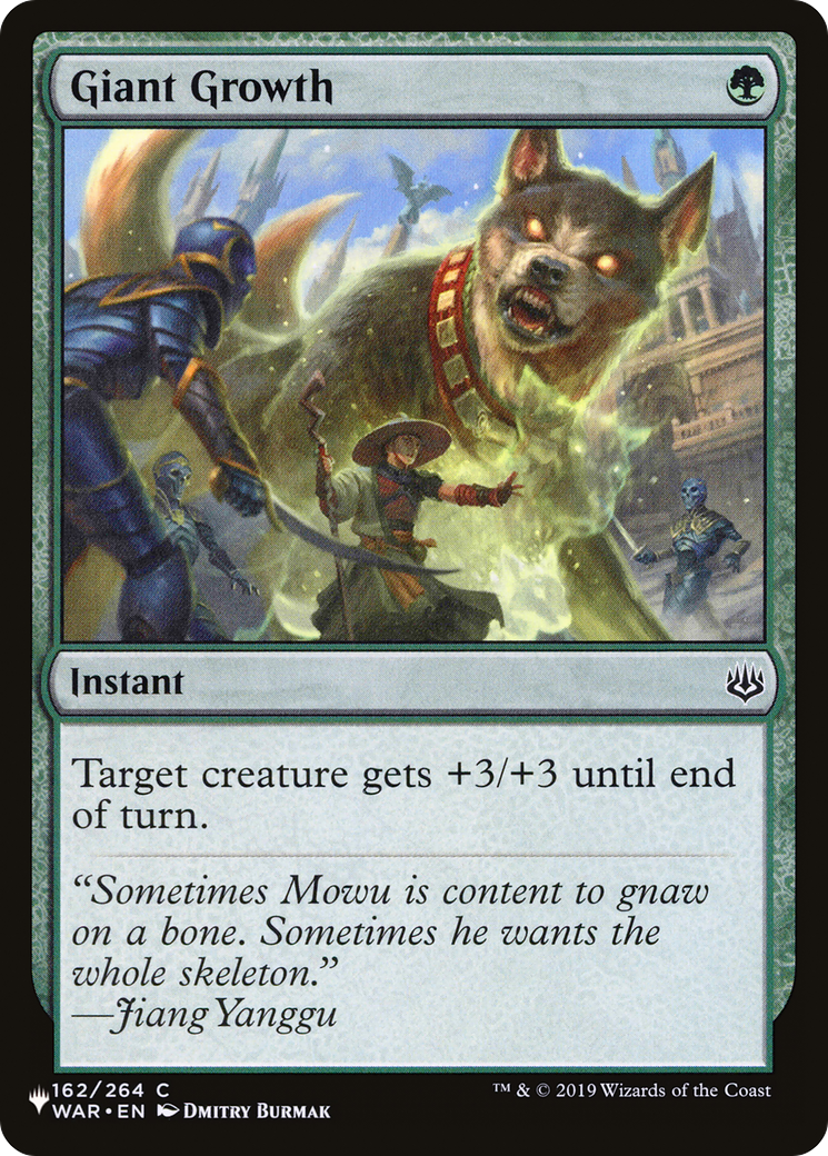 Giant Growth (PLST) #WAR-162 [EN/N]