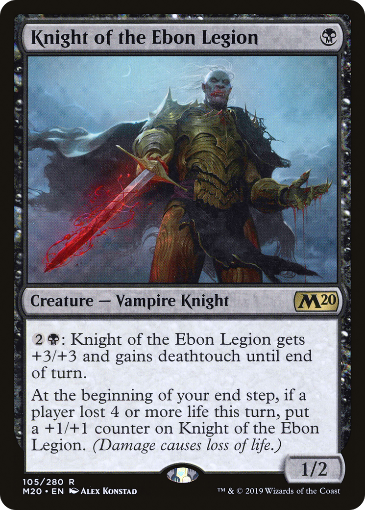 Knight of the Ebon Legion (M20) #105 [EN/N]