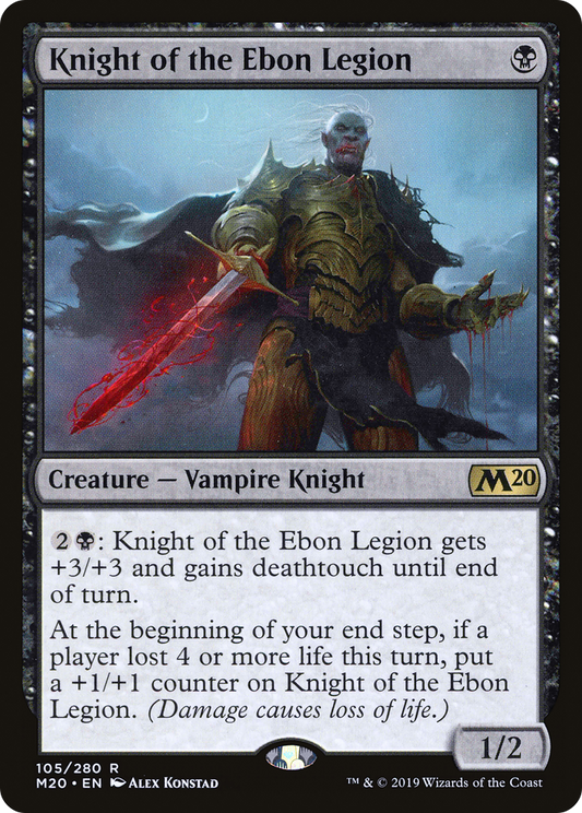 Knight of the Ebon Legion (M20) #105 [EN/N] s/o