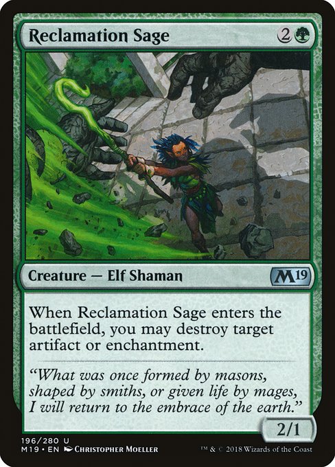 Reclamation Sage (M19) #196 [EN/N] s/o