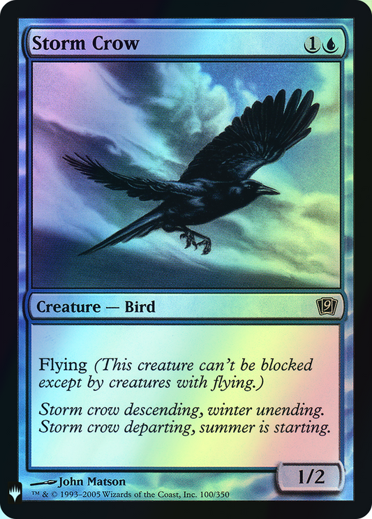 Storm Crow (PLST) #9ED-100 [EN/F]