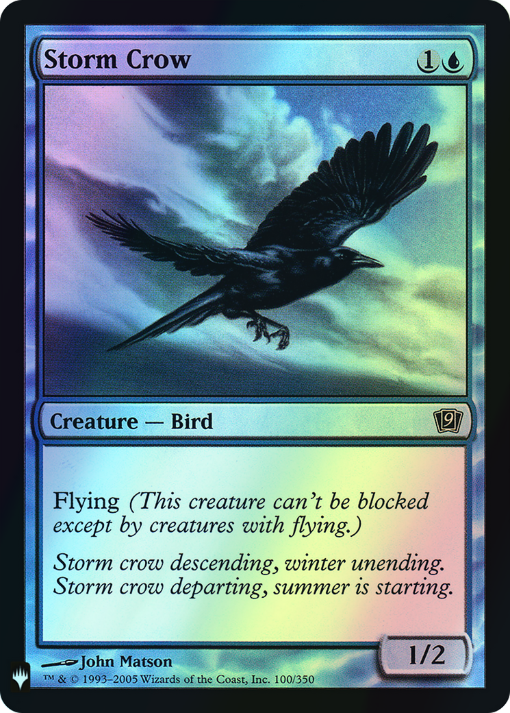 Storm Crow (PLST) #9ED-100 [EN/F]