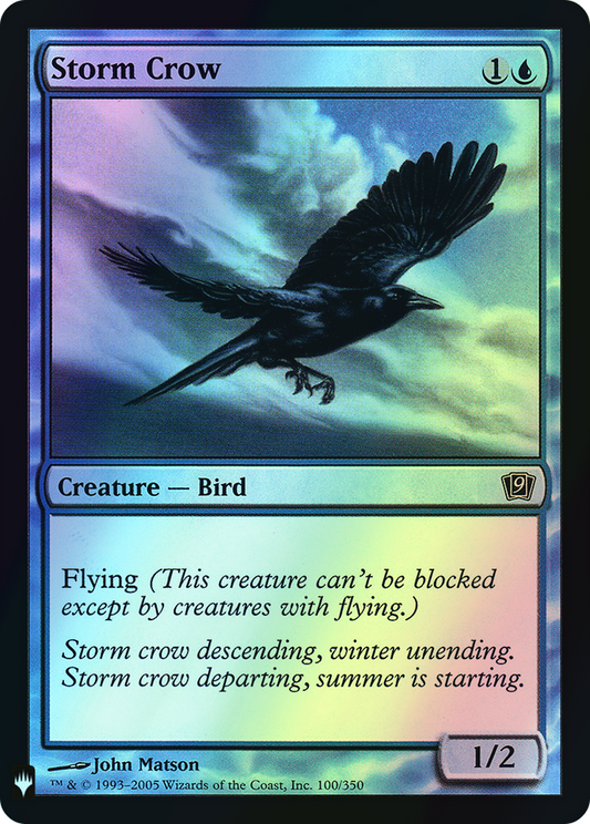 Storm Crow (PLST) #9ED-100 [EN/F]