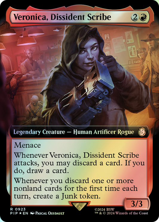 Veronica, Dissident Scribe - Surge Foil (PIP) #923 [EN/F]