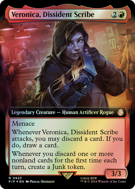 Veronica, Dissident Scribe - Surge Foil (PIP) #923 [EN/F]