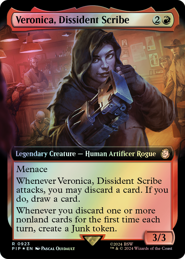 Veronica, Dissident Scribe - Surge Foil (PIP) #923 [EN/F]