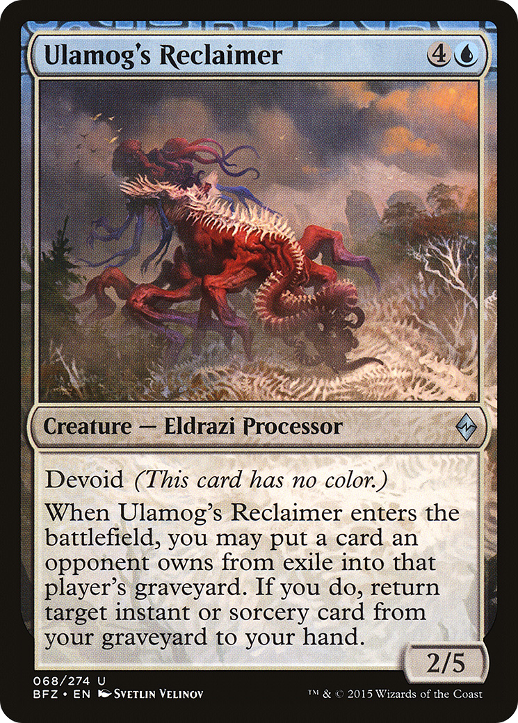 Ulamog's Reclaimer (BFZ) #68 [EN/N]