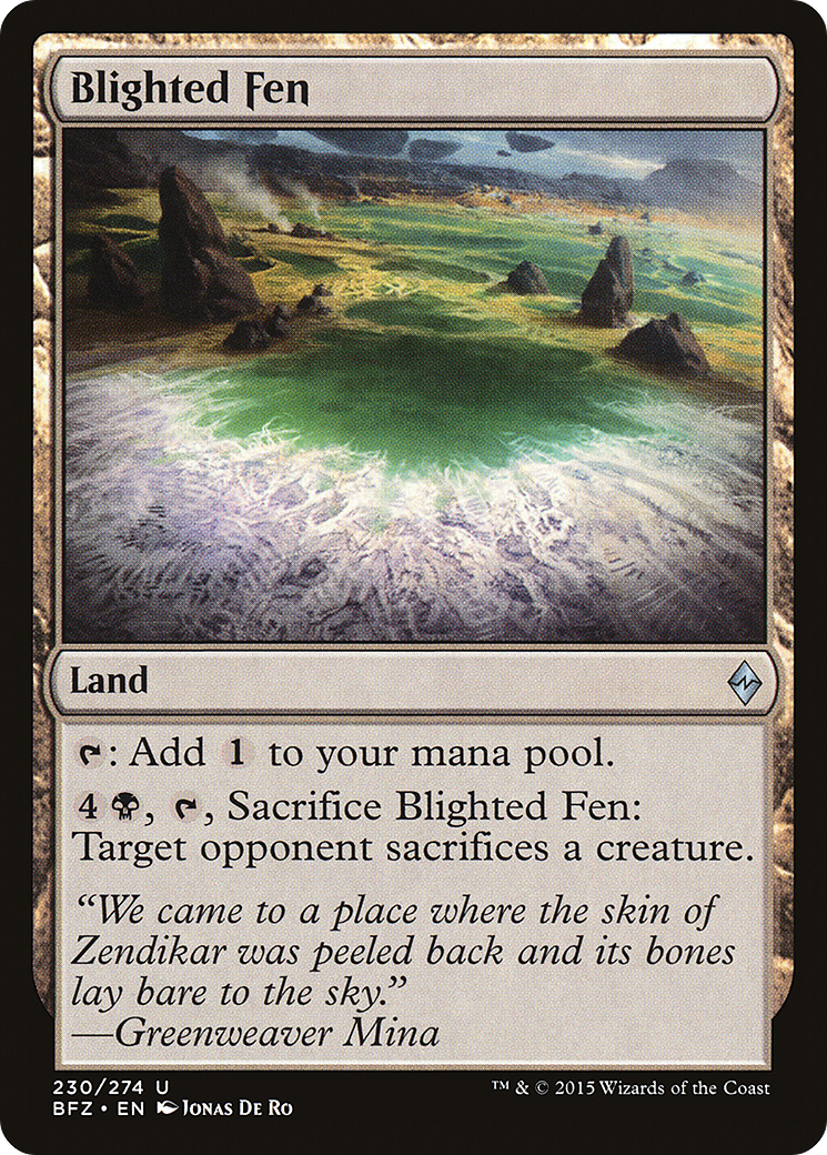 Blighted Fen (BFZ) #230 [EN/N]