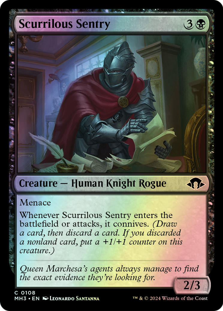 Scurrilous Sentry (MH3) #108 [EN/F]