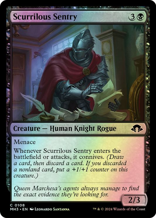 Scurrilous Sentry (MH3) #108 [EN/F]