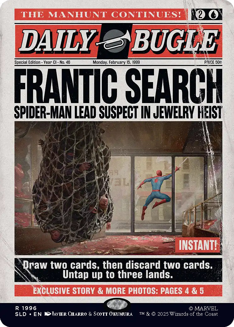 Secret Lair x Marvel's Spider-Man: Daily Bugle Breaking News