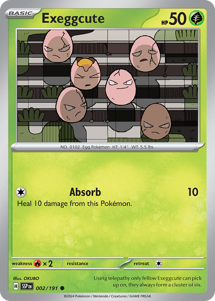 Exeggcute - 002/191 (SSP) #002 [EN/N]
