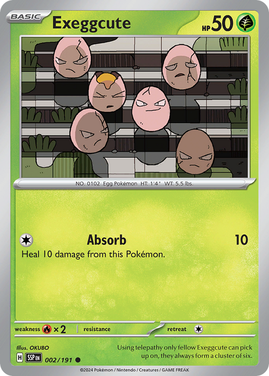 Exeggcute - 002/191 (SSP) #002 [EN/N]