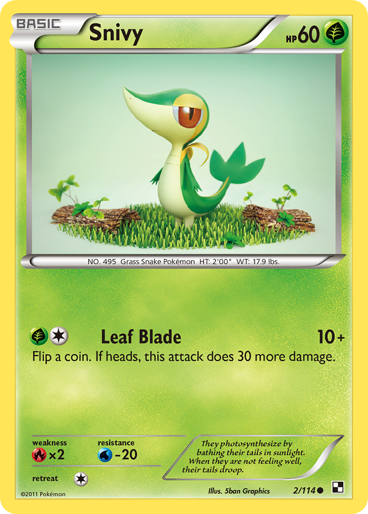 Snivy (2) (BLW) #2 [EN/N] s/o