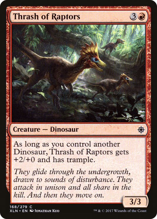 Thrash of Raptors (XLN) #168 [EN/N]