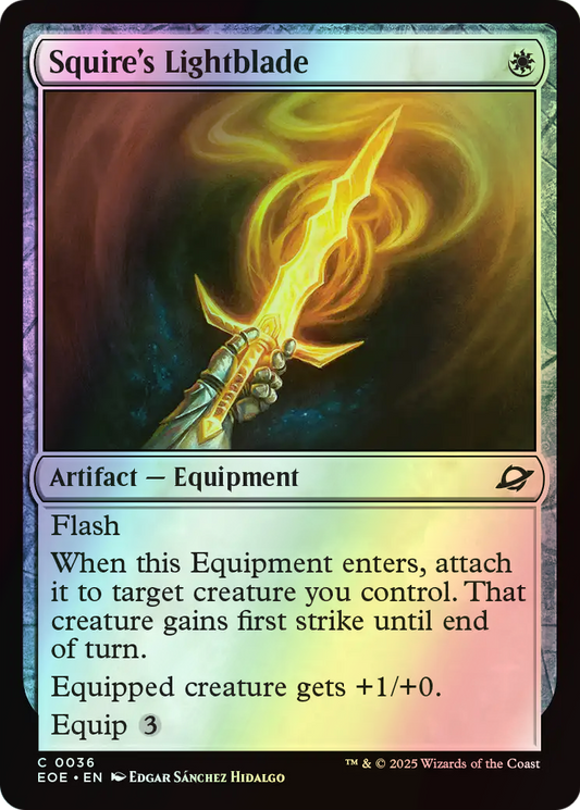 Squire's Lightblade (EOE) #36 [EN/F]