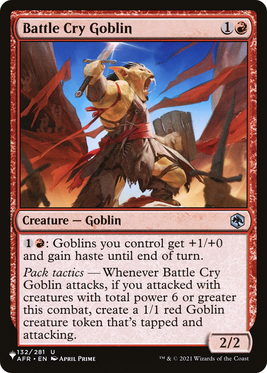 Battle Cry Goblin (PLST) #AFR-132 [EN/N] s/o