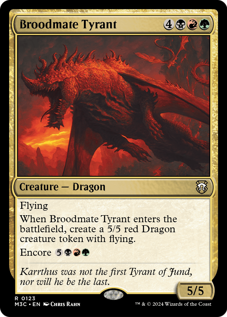 Broodmate Tyrant (M3C) #123 [EN/N]