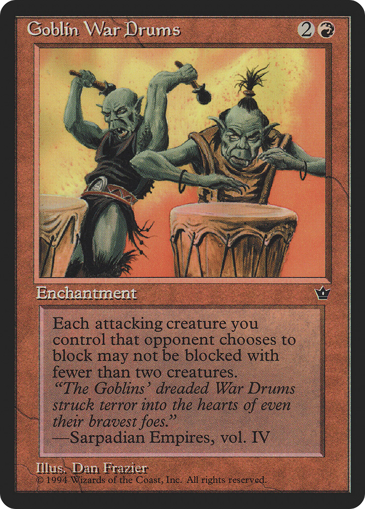 Goblin War Drums (FEM) #58a [EN/N] s/o