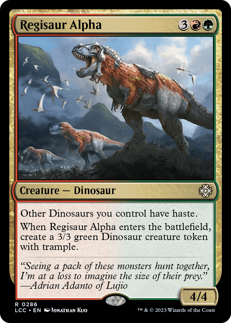 Regisaur Alpha (LCC) #286 [EN/N]