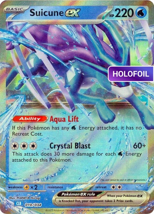 Suicune ex (TCGC) #010_V3 [EN/H]