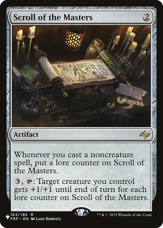 Scroll of the Masters (PLST) #FRF-163 [EN/N]