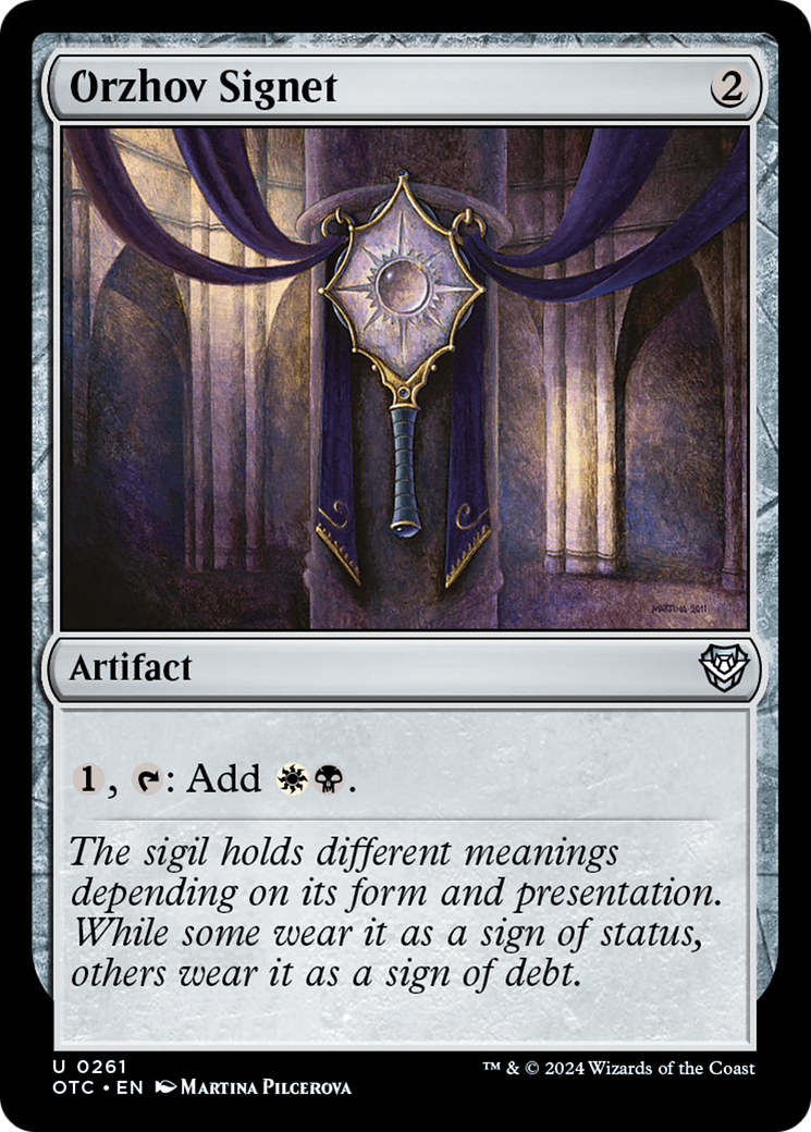 Orzhov Signet (OTC) #261 [EN/N] s/o