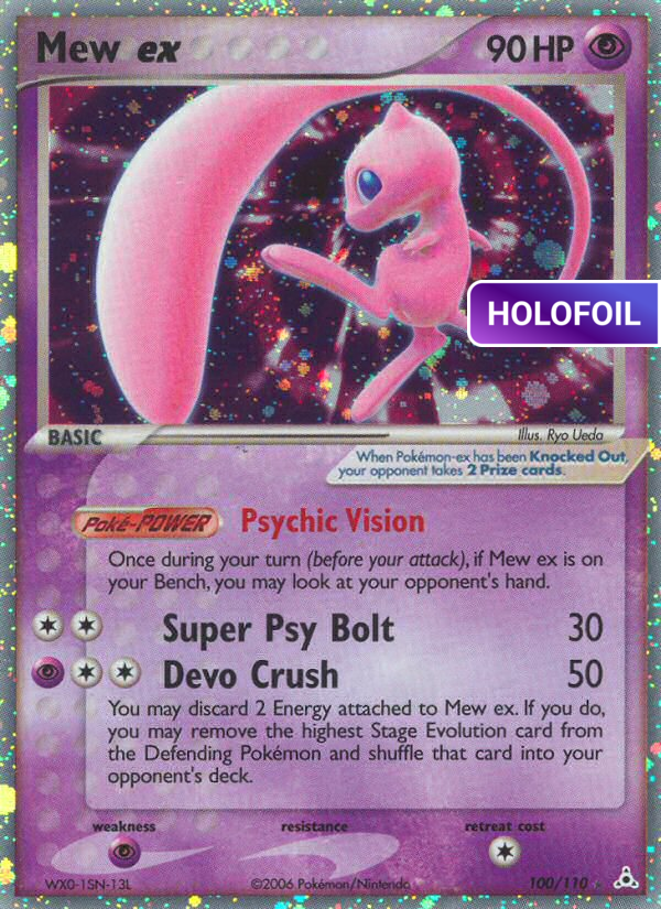 Mew ex (HP) #100 [EN/H] s/o