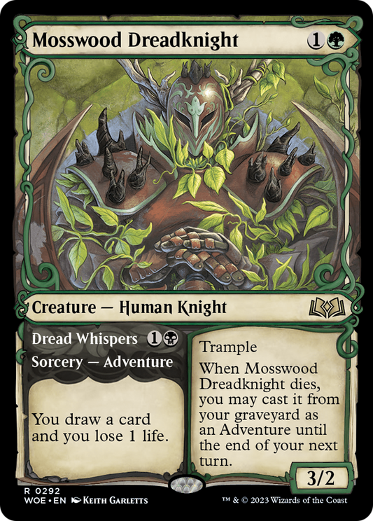 Mosswood Dreadknight // Dread Whispers (WOE) #292 [EN/N]
