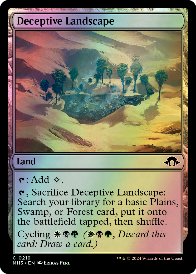 Deceptive Landscape (MH3) #219 [EN/F] s/o