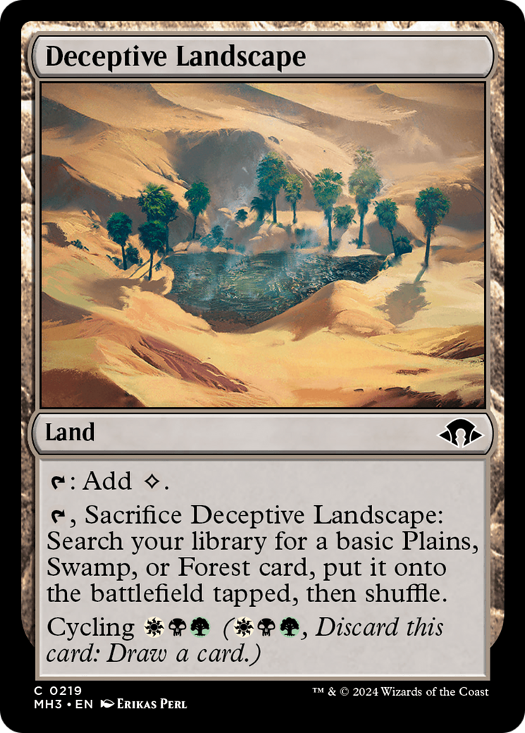 Deceptive Landscape (MH3) #219 [EN/N] s/o