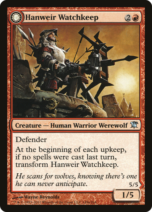 Hanweir Watchkeep // Bane of Hanweir (ISD) #145 [EN/N]