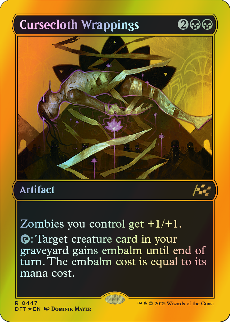 Cursecloth Wrappings - Firstplace Foil (DFT) #447 [EN/F] s/o