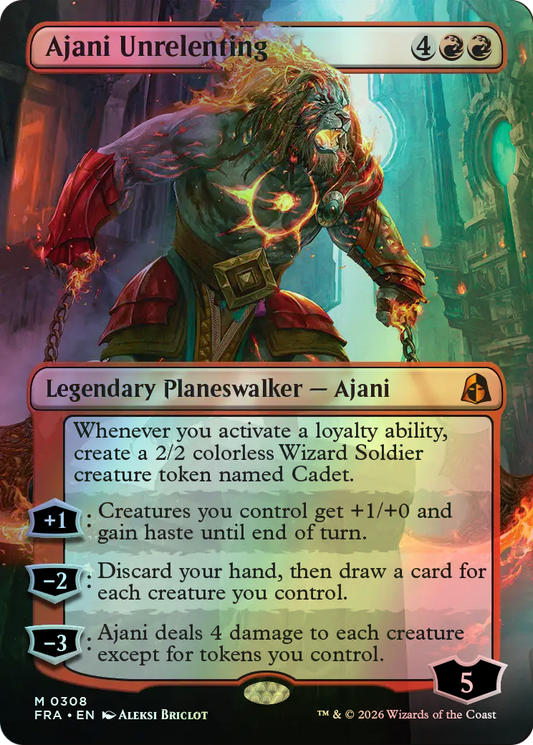 Ajani Unrelenting (FRA) #308 [EN/F]