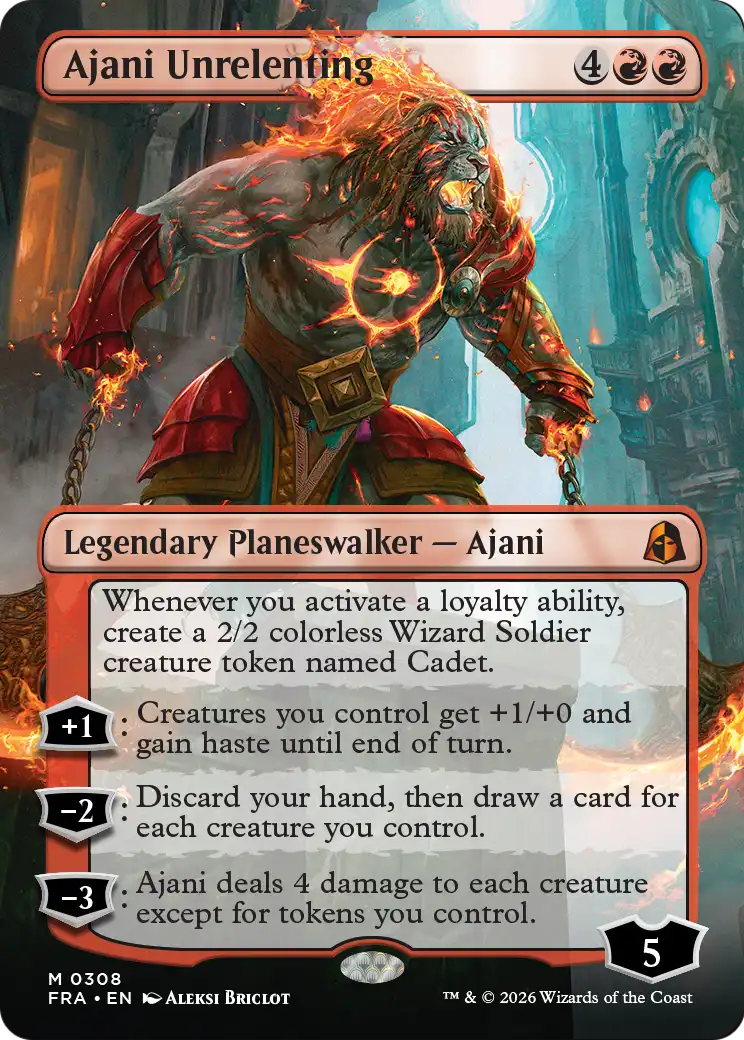 Ajani Unrelenting (FRA) #308 [EN/N]