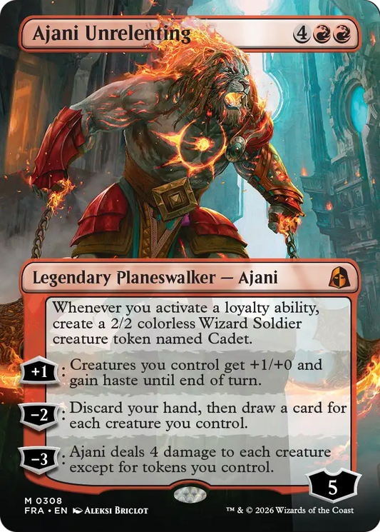 Ajani Unrelenting (FRA) #308 [EN/N]
