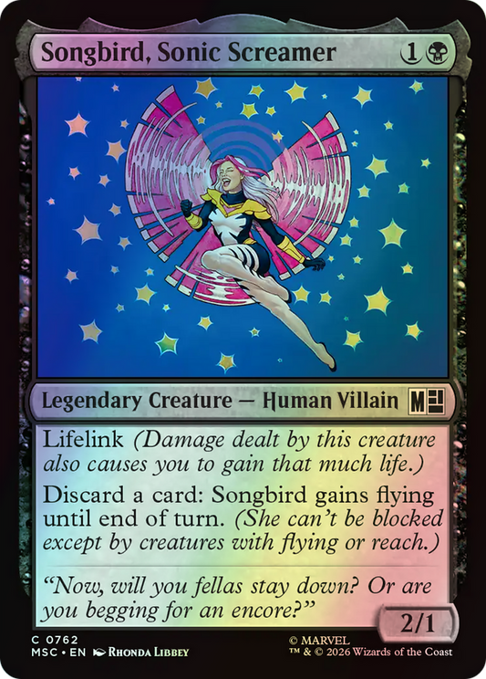 Songbird, Sonic Screamer (MSC) #762 [EN/F]