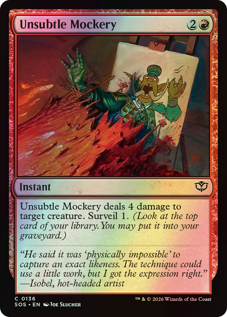 Unsubtle Mockery (SOS) #136 [EN/F]