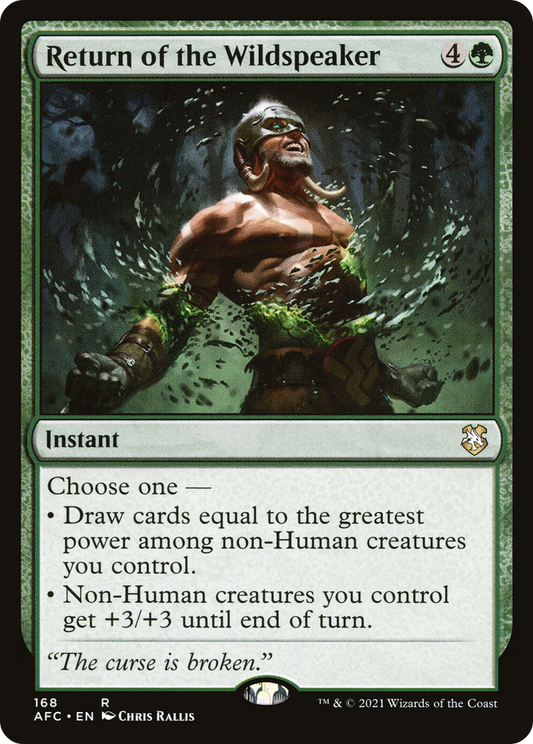 Return of the Wildspeaker (AFC) #168 [EN/N]