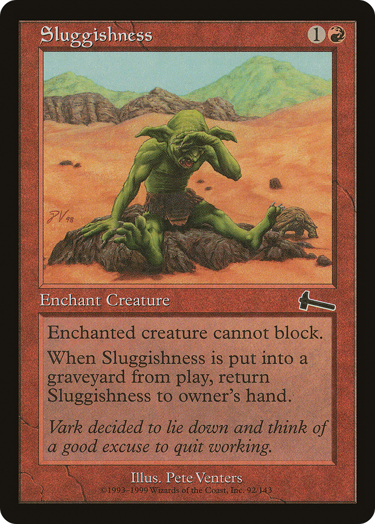 Sluggishness (ULG) #92 [EN/N] s/o