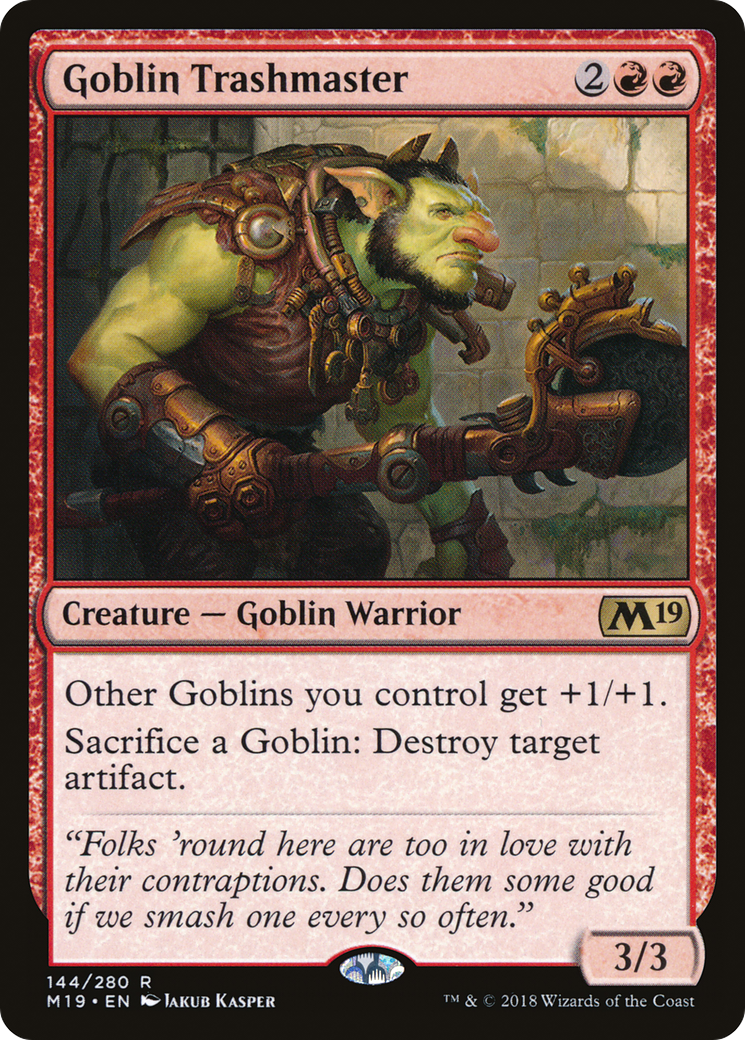 Goblin Trashmaster (M19) #144 [EN/N] s/o