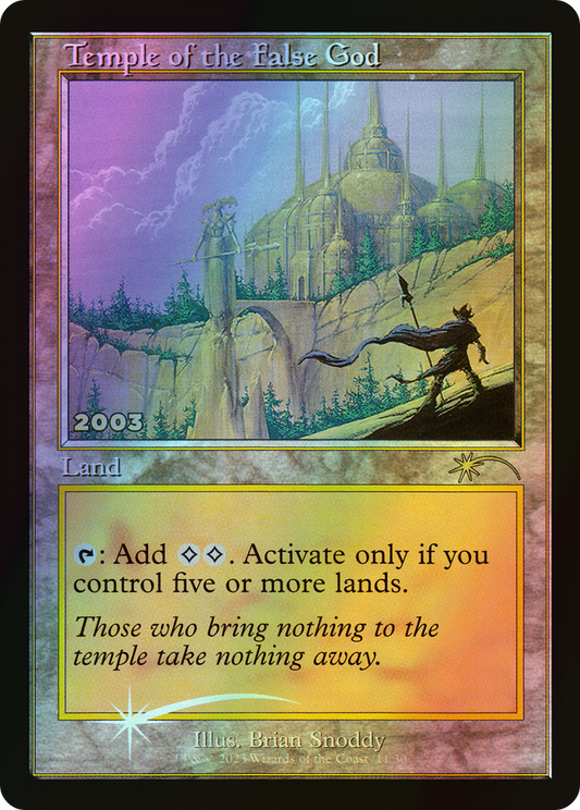 Temple of the False God (P30A) #11 [EN/F] s/o