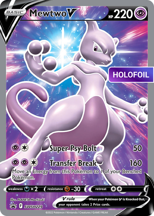 Mewtwo V - SWSH229 (PR-SW) #SWSH229 [EN/H]