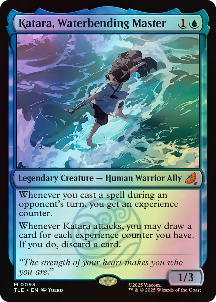 Katara, Waterbending Master (TLE) #93 [EN/F] s/o