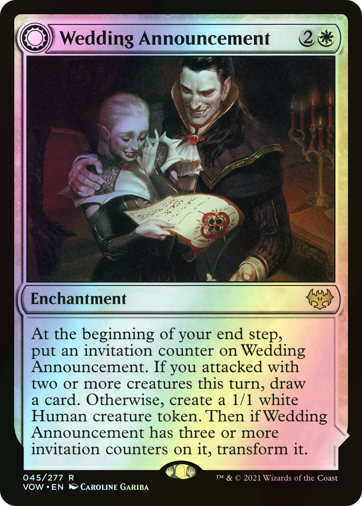 Wedding Announcement // Wedding Festivity (VOW) #45 [EN/F]