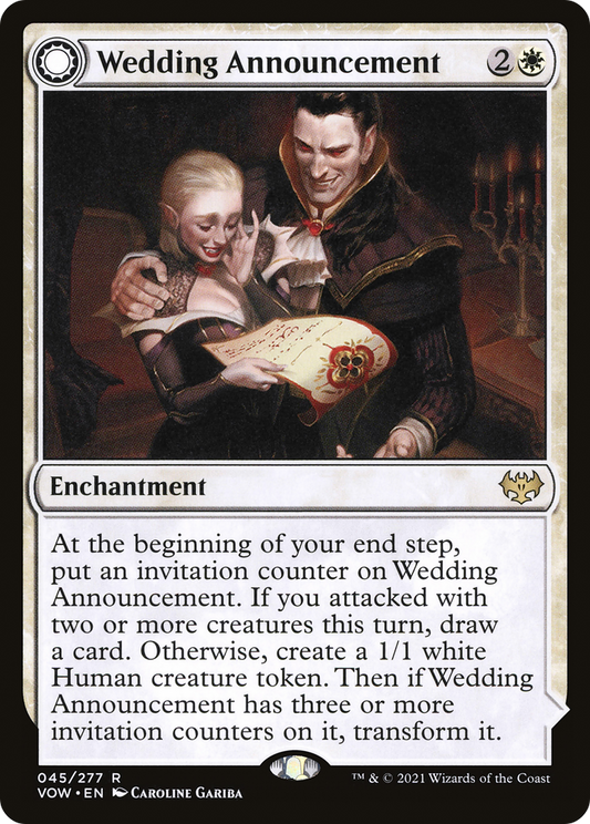 Wedding Announcement // Wedding Festivity (VOW) #45 [EN/N] s/o