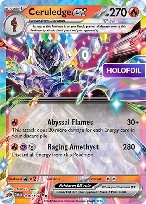 Ceruledge ex (SSP) #036 [EN/H]